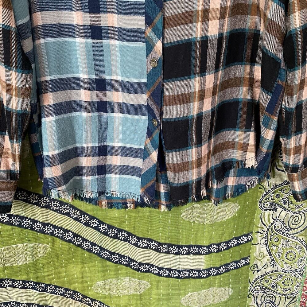 Rails Heathrow Mixed Plaid Brando Button Down Shi… - image 7